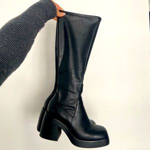 Vagabond knee high leather boots